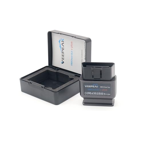 Veepeak OBDCheck BLE+ OBD II Bluetooth Car Scanner, Wireless Engine Code Reader Diagnostic Tool Compatible with iOS and Android