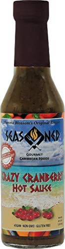 KRAZY CRANBERRY HOT SAUCE, BBQ SAUCE, MARINADE, SPICY & SWEET SAUCE, GOURMET FLAVOR, TRADITIONAL RECIPE, HAND CRAFTED