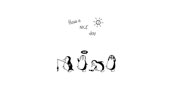XCSJX Pingüino Refrigerador Etiqueta Calcomanías de Nevera Vinilos ...