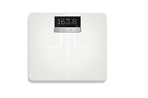 Garmin Index Smart Scale, Wi-Fi Digital Scale, Recognizes Up to 16 Users, Up to 9 Months of Battery Life, White