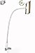 Heavy Duty Aluminum Gooseneck Tablet Stand Mount iPad Stand Desk Mount Tablet Holder iPad Holder for Kitchen Office Bed, Strong & Flexible Arm with 3 Clamps Fit 3.5