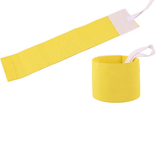 YouCY Football Captain Armband Arm Band Soccer Elastic Basketball Player Bands Soccer Captains Armband - Captain Arm Bands for Youth and Adult,Yellow - Thumbnail 7