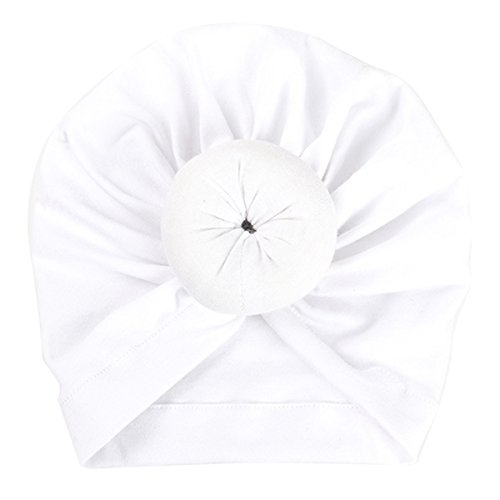 5pcs Newborn Baby Cotton Cloth Turban Toddler Rabbit Hospital Hat Ear Hat Kids Set Head Cap (NN65)