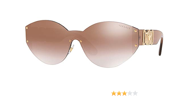 Versace MEDUSA BIGGIE VE 2224 Pale Gold/Brown Shaded 46/14/140 women  Sunglasses : Clothing, Shoes \u0026 Jewelry