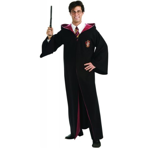 Rubie's Harry Potter Adult Deluxe Gryffindor Costume Robe, As Shown, Standard - //coolthings.us