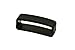 3 Pieces Size 30MM Black Rubber Silicone Replacement Watch Band Strap Loops