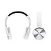 YHhao Wired/Wireless On-Ear Headphones, Noise Canceling Headsets, Foldable Headsets with Volume Control, Built-in Mic for PC, Computer, Laptop, iPhone, Android Smartphone, etc -PearlWhitethumb 1
