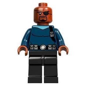 LEGO Superheroes: NICK FURY Minifigure (MARVEL)