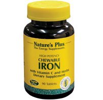 Nature's Plus - Iron W/ C Herbal Chewable 90