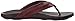 OLUKAI Mea Ola Men's Beach Sandals, Premium Leather Flip-Flop Slides, Compression Molded Footbed & Comfort Fit, Laser-Etched Design