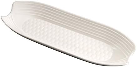 Fox Run Corn Dish, Ceramic, White
