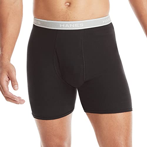 Hanes Men's Underwear Boxer Briefs Pack, Cool Dri MoistureWicking