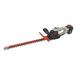 BLACK+DECKER 60V MAX Cordless Hedge Trimmer, 24-Inch (LHT360CFF)