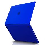 Kuzy - MacBook Pro 15 inch Case 2019 2018 2017 2016 Release A1990 A1707, Hard Plastic Shell Cover for Newest MacBook Pro 15 case with Touch Bar Soft Touch - Blue