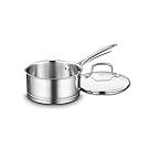 Cuisinart 8919-16 Professional Stainless Saucepan with Cover, 1.5-Quart, Stainless Steel