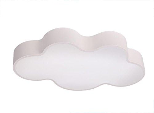 GFFORT LED Ceiling Lamp Creative Cartoon clouds light lovely BABY CHILDREN'S room light and welcoming rooms for boys and girls to Ceiling lamp lights (53033080MM) kindergarten 28W,White Blue,B