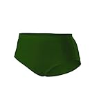 Alleson Cheer Brief, Dark Green, X-Large