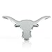 Elektroplate University of Texas Longhorn 3D Chrome Metal Auto Emblem