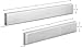 Stainless Steel Magnetic Knife Strip: Strong 10 Inch Kitchen Knives Holder & Garage Organizer Bar Mount Magnet - Powerful Flush Mounted Space Saver & Holder For Hand Tools Scissors Cutlery & Utensils