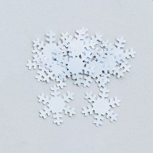 White Snowflakes Confetti - 1/2 ounce bag by CCV Inc.