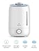 Pallas [2019] Humidifier - 5L Cool Mist Ultrasonic Humidifier for Bedroom, Baby, Home, Vaporizer for Large Room with Adjustable Mist Knob 360 Rotatable Mist Outlet