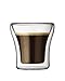 Bodum Assam Double-Wall Shot/Espresso Glasses, Set of 2