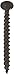 The Hillman Group 47772 6-Inch x 2-Inch Coarse Thread Drywall Screw with Square Drive, 1-Pound, Black