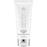 SEVEN Satara ZERO Fragrance Free Conditioner for Women & Men, Sulfate, Paraben + Cruelty Free, No Dye, Unscented Conditioner for Sensitive Scalp with Aloe Vera, Panthenol & Antioxidants