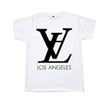 Unisex LV - LA Los Angeles Parody T-Shirt Art Graphic Louis Vuitton Inspired Screen Printing