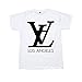 Unisex LV - LA Los Angeles Parody T-Shirt Art Graphic Louis Vuitton Inspired Screen Printing