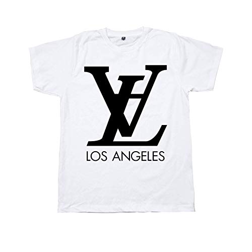 Unisex LV - LA Los Angeles Parody T-Shirt Art Graphic Louis Vuitton Inspired Screen Printing