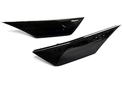 RZGMTSPT 2x Black Smoked Lens Front Bumper LED Side