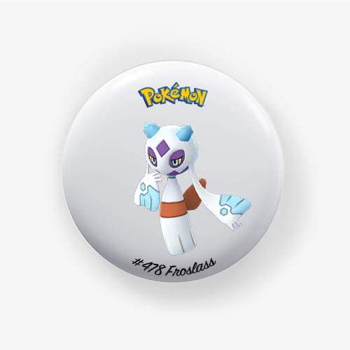 Froslass : Badge Pokemon Go, Pinback Button Badge 1.50 Inch (38mm)