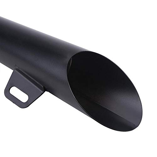 MGOD 1.5-2'' Motorcycle Exhaust Muffler Slip on with Moveable DB Killer Black Stainless Steel Dirt Bike Street Bike Scooter ATV - Thumbnail 5