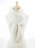 Tourance Luxury Women's Long Scarf One Size Alexis Cream