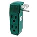 IIT vertical wall tap 3-outlet adapter - UL listed