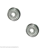 Set of 2 Freeway Steel Case Flanged Ball Bearings 1/2