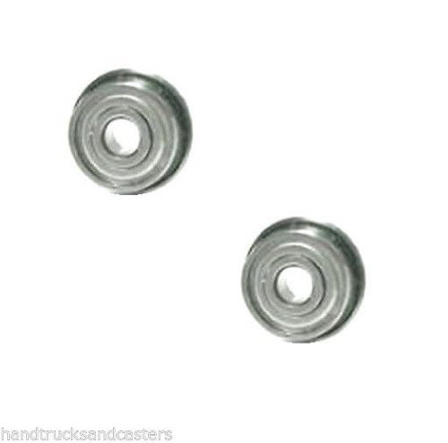 Set of 2 Freeway Steel Case Flanged Ball Bearings 1/2