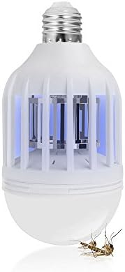 CANES Mosquito zapper - Electronic Fly Killer - Bug Zapper Light Bulb and Insect Killer - Best Gnat Trap - Mosquito Trap Night Lamp for Indoor Outdoor - Fits in E26/E27