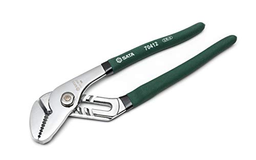 image for SATA 10-Inch Tongue-and-Groove Pliers, Straight Jaw Design, with Chrom