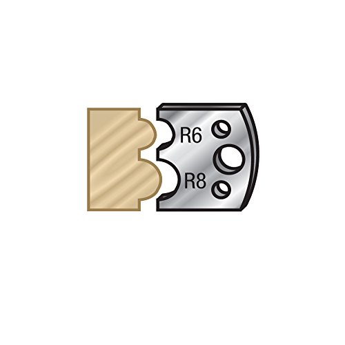Amana Tool 64F051 Pair of 40mm Carbide Tipped Steel Knives for Profile Pro Insert Shaper Cutters