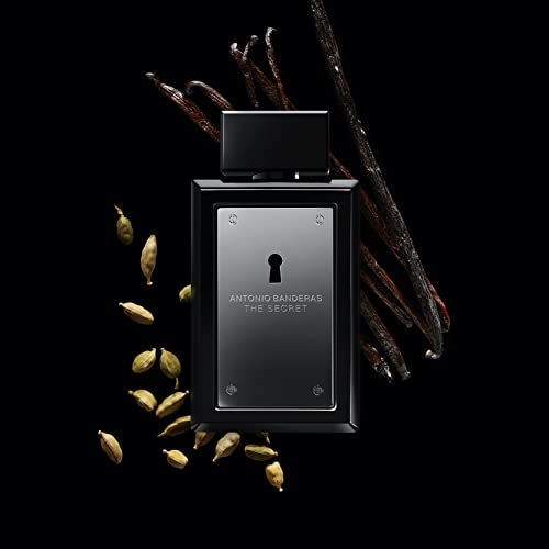 Banderas Perfumes - The Secret - Eau de Toilette for Men - Long Lasting - Elegant, Sexy and Masculine Fragance - Fruity and Leather Notes - Ideal for Day Wear