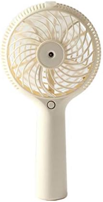 Libison Portable Fan, Rechargeable Portable USB Spray Air Handheld Sprinkler Mini Humidifier Enthusiast Preventing from Heat Stroke Rechargeable Desktop Fan (White)