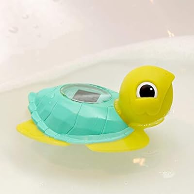 nuby bath thermometer and clock turtle