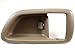 PT Auto Warehouse TO-2901E-2LH - Interior Inside Door Handle Trim Bezel Cover, Beige (Fawn) - Left Driver Side, Replaces 69278-AC010-E0