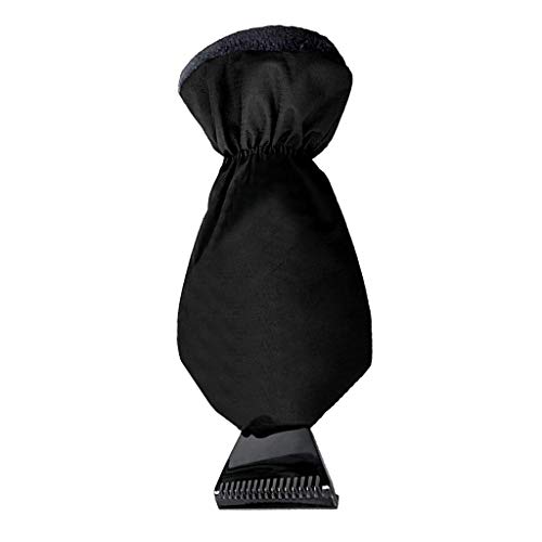 Novelty Magic! Warm Gloves Scraper, Kshion Car Vehicle Durable Winter Snow Ice Brush Defrosting Snow Shovel Removal For Winter (Black)