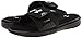 Under Armour Boys' Ignite IV Slide, Black/White, 2 M US Little Kid