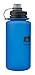 Nathan NS4329 Flexshot Soft Silicone 34oz Narrow & Wide Mouth Bpa Free Water Bottle, Electric Blue, 34 oz/ 1L