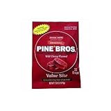 Pine Bros Wild Cherry Throat Drops, 32 Count Bag