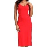 LB LIFEBEST Women's Full Slips Cami Long Spaghetti Strap Under Dress